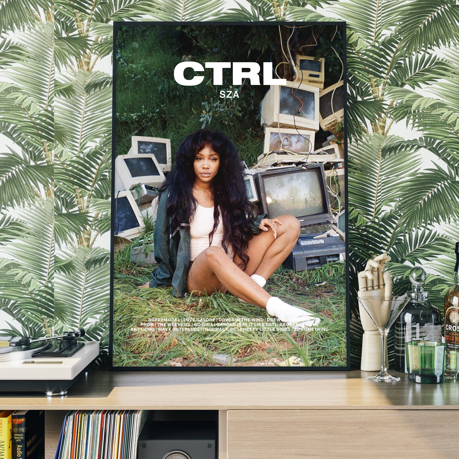 SZA Poster CTRL Album Cover Poster Print SZA Poster Print Etsy