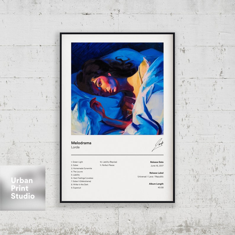 Lorde Poster Melodrama Album Cover Poster Print Lorde | Etsy
