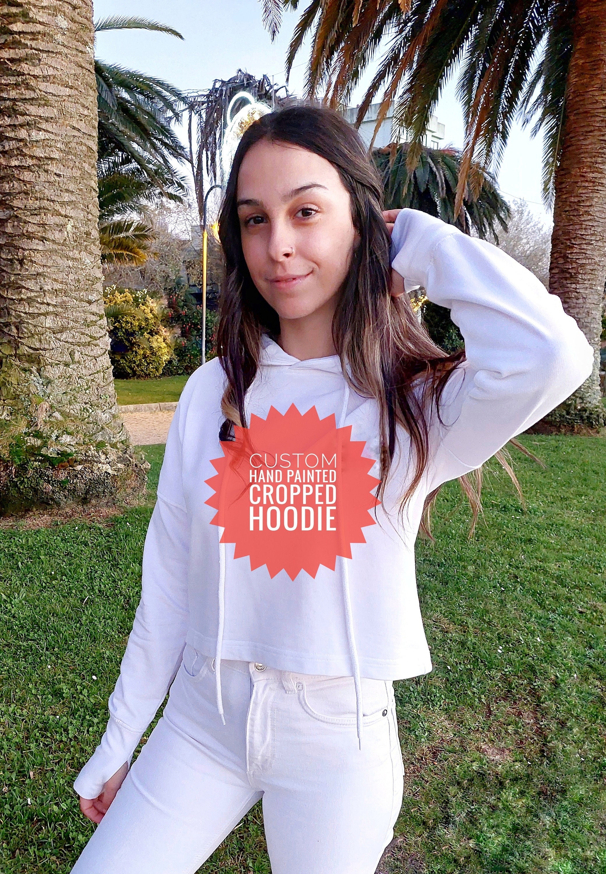 Hoodie clearance painted woman