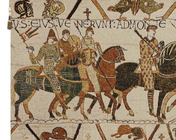 Bayeux Mont Saint Michel European Wall Tapestry