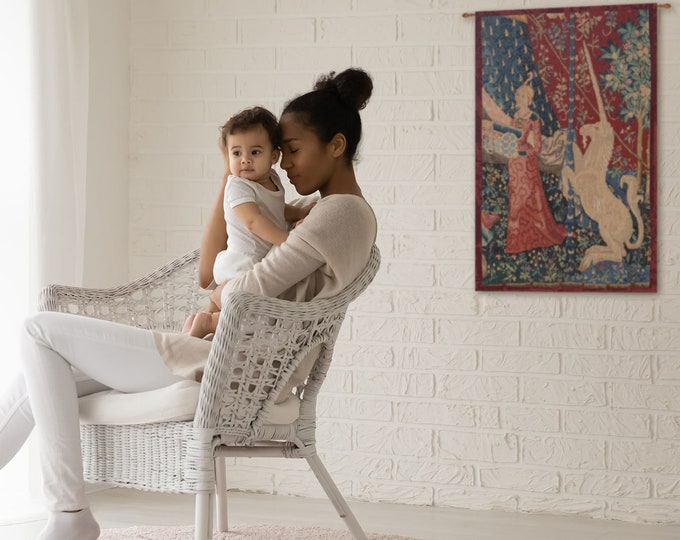 Jeune Fille Au Coffret European Wall Tapestry