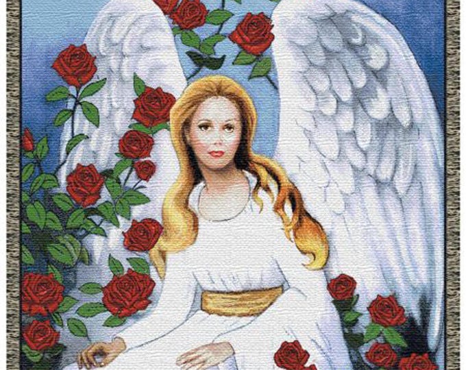 Rose Garden  Tapestry Throw