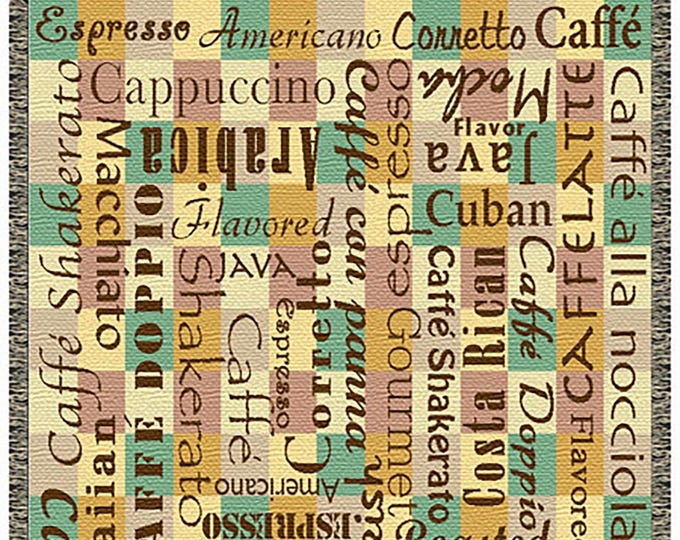 Coffee Aficionado  Tapestry Throw