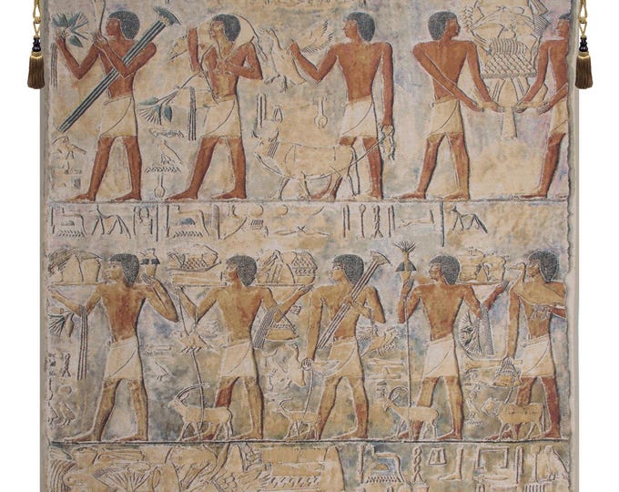 Saqqarah Beige European Wall Tapestry