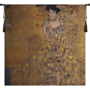 Klimt Wandteppich: Lady In Gold, Europäisches Wandbehang