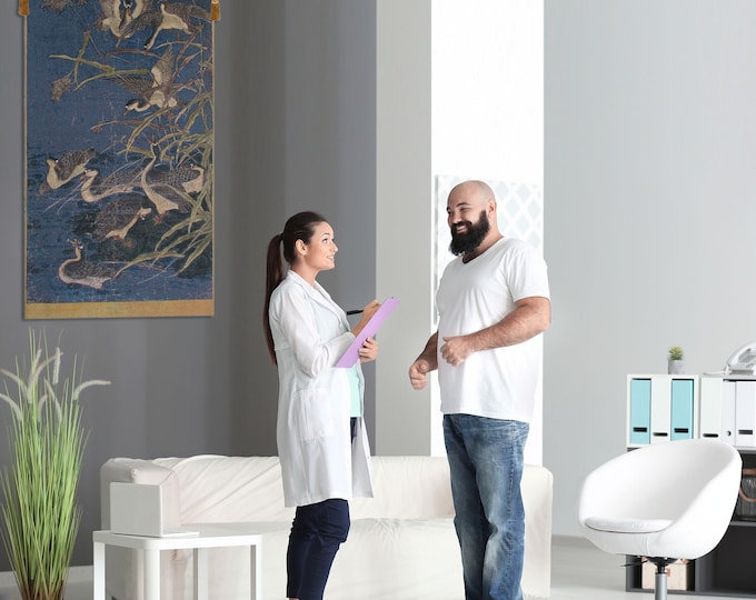 Duck Wall Tapestry: Woven Jacquard Art - Qing Dynasty Style