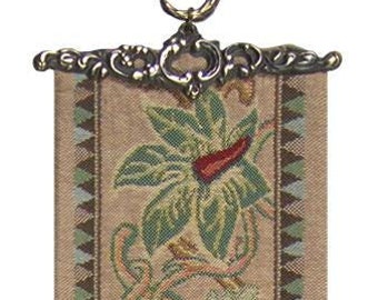 Tree of Life Pastel I Tapestry Bell Pull – William Morris Woven Wall Hanging – Floral Art Home Decor
