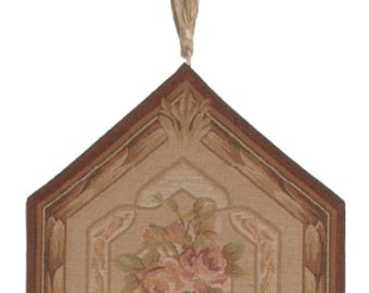 Chaumont Large Jacquard Woven Table Runner 14x72 inch - Elegant Floral Table Decor - Decorative Dining Accent