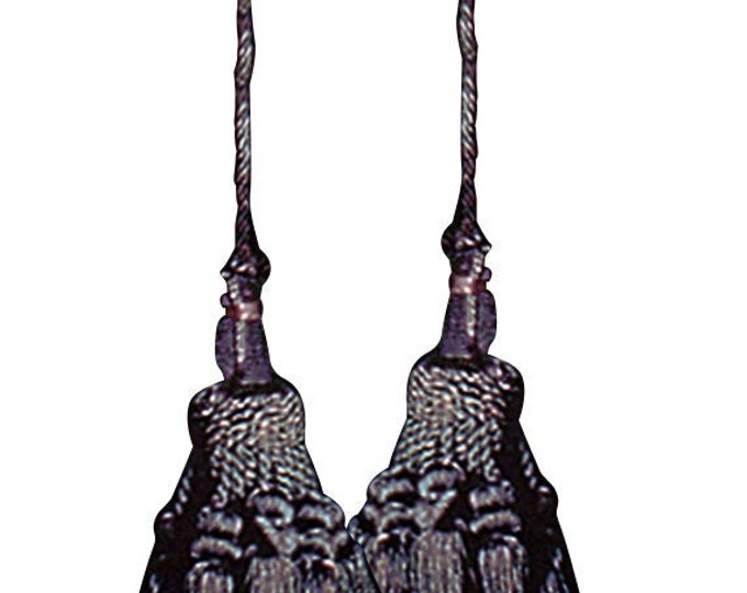 Deco- Black Tapestry Tassels