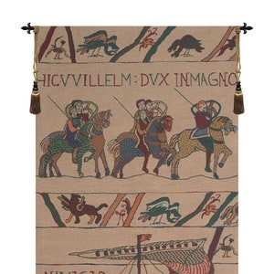 Bayeux Tapestry: Medieval William Navigio Woven Wall Hanging