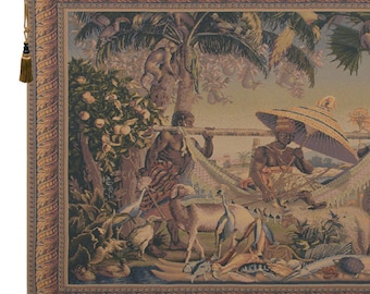 King Borne Tapestry Wallhanging: Old World European Jacquard Woven Wall Art (60x64 inch)