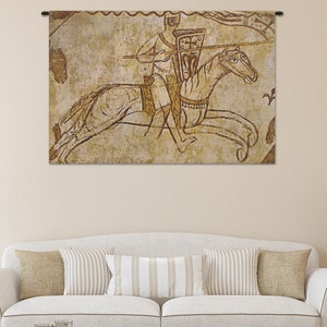 Templier Flanders European Wall Tapestry - Woven Jacquard Wall Décor Art - Home Décor Wall Hanging - Horse Painting Decorative Wall Art