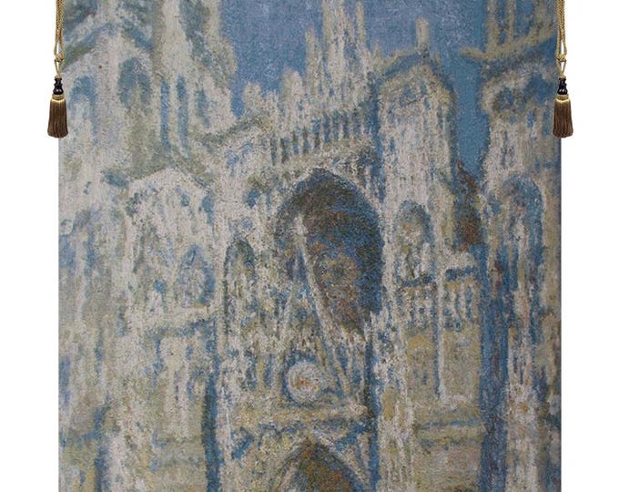 Claude Monet Cathedral European Wall Tapestry