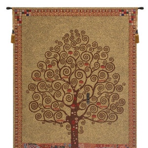 Klimts Baum des Lebens Wandbehang