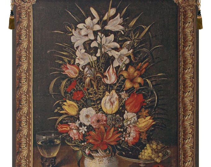 Antique Breughel Large European Wall Tapestry