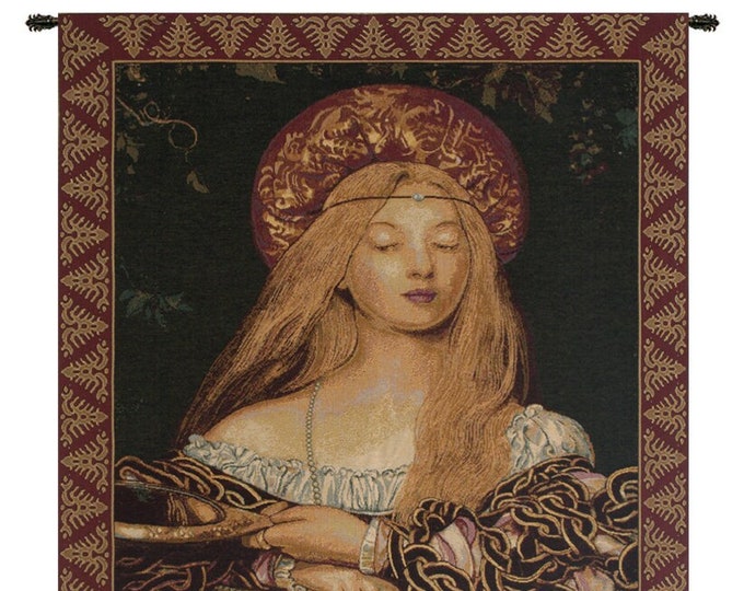 Frank Cadogan Cowper Tapestry: Vanity Jacquard Woven Wall Art