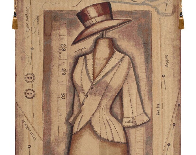 Belgian Jacquard Woven Pineapple Harvest Wall Tapestry: Exotique Renaissance-Inspired Hanging Art