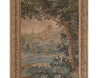 Woven Tree of Life Tapestry Wall Art: French Medieval Wall Hanging - 74x30