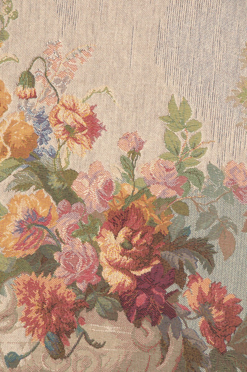 tapestry, wall tapestry, wall hanging, tapestry hanging, home décor wall art, woven hanging, decorative wall tapestry, floral wall tapestry, jacquard wall art, fine art, belgian tapestry, unique wall hanging, flower wall art, tapestry wall hanging