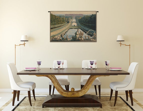 Reggia Caserta Italian Royal Palace Tapestry - Woven Wall Art Hanging for Historical Decor