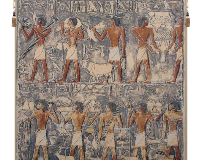 Saqqarah Blue European Wall Tapestry