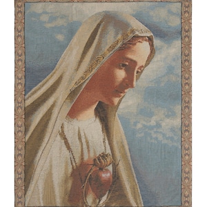 Fatima Jacquard Woven European Tapestry - Fine Art Gobelin Wall Hanging for Elegant Home Decor