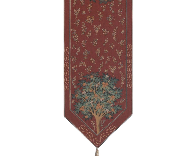 Orange Tree II Large Tapestry Table Runner