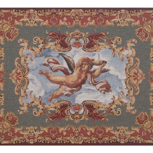 Angel Farnese Tapestry: European Jacquard Woven Wall Decor