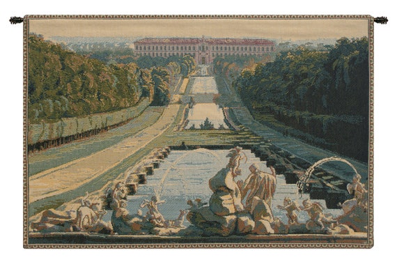 Reggia Caserta Tapestry: Italian Royal Palace Woven Wall Art