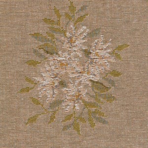Aubusson Floral Table Runner: French Jacquard Woven Wool (71x14 inch image 5