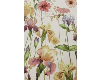 Giverny Garden Table Runner - French Monet Inspired Floral Dining Decor Linen Kitchen Centerpiece