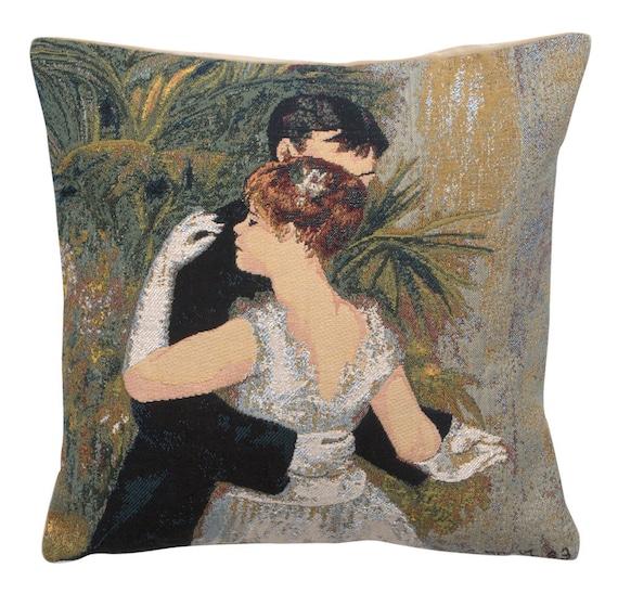 Degas Danse Tapestry Cushion Cover: Jacquard Woven Pillow, 18x18
