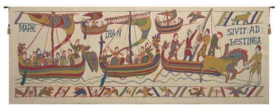 Verdure Reindeer Medieval Jacquard Tapestry - Elegant Belgian Woven Wall Art Home Decor Hanging