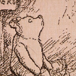 Winnie-the-Pooh Tapestry Cushion Cover: Jacquard Woven Throw Pillow (19x19 inch) image 4