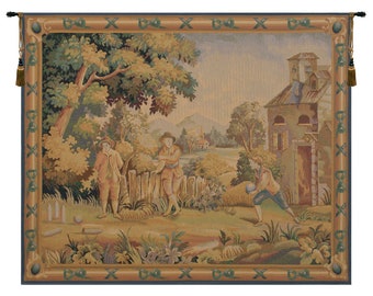 Game European Wall Tapestry - Home Décor Wall Hanging Art - Woven Jacquard Tapestry Wall Art Decor - Decorative Tapestry Wall Hanging