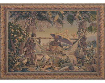 King Borne Old World Colors European Wall Tapestry - Woven Jacquard Wall Décor Art - Home Décor Wall Hanging - Fine Art Unique Wall Art