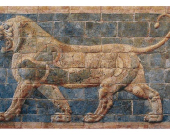 Lion II Darius European Wall Tapestry - Woven Jacquard Wall Décor Art - Decorative Animal Lover Wall Art - Lion Tapestry Wall Hanging