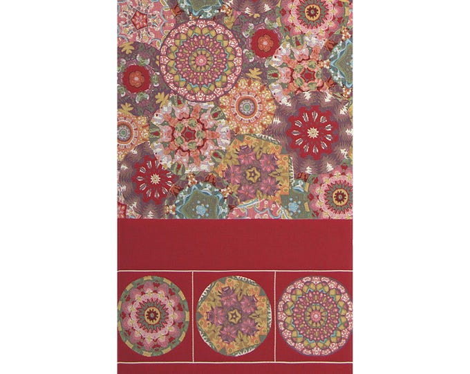 Kaleidoscope Red Table Runner