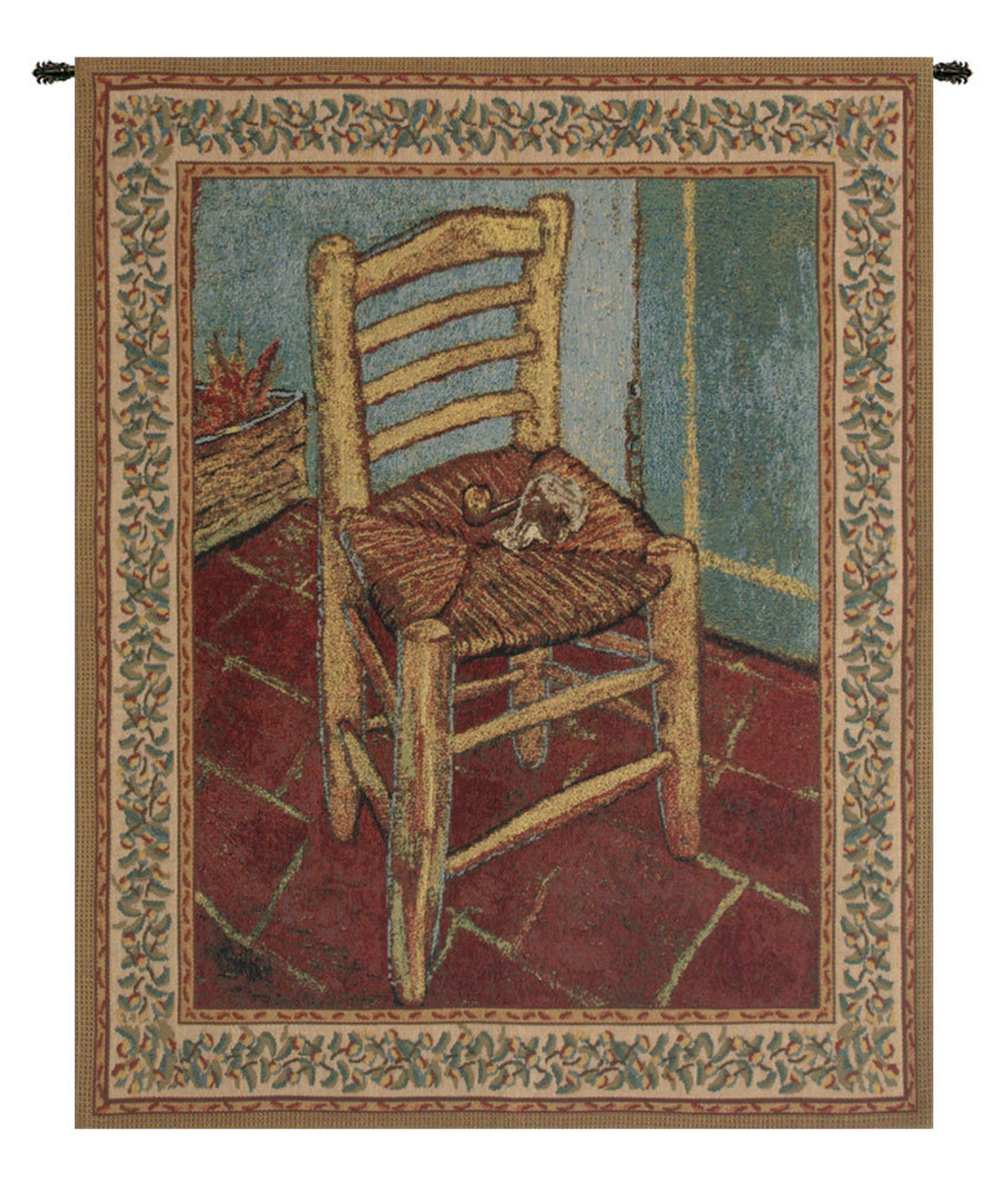 Der Stuhl europäischen Wandteppich Van Gogh Wanddekor | Etsy