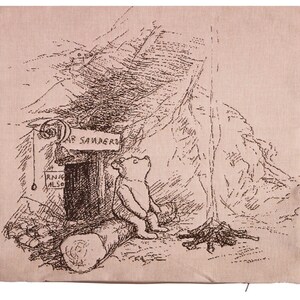 Winnie-the-Pooh Tapestry Cushion Cover: Jacquard Woven Throw Pillow (19x19 inch) image 3