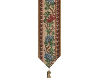 Wine Merchants I Tapestry Bell Pull – Gobelin Woven Wall Hanging – Medieval Decorative Tapestry