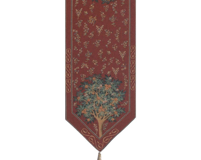 Orange Tree II Large Tapestry Table Runner