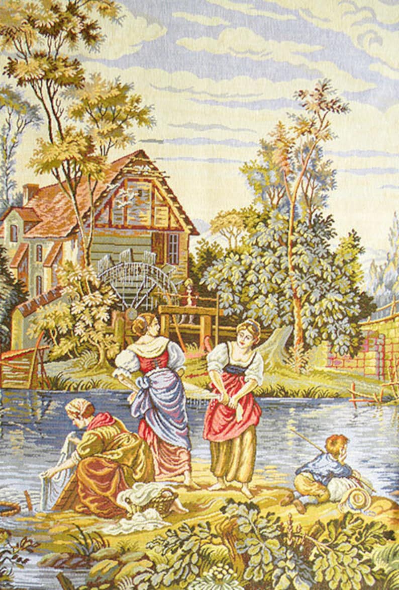 Francois Boucher Rococo European Jacquard Woven Wall Tapestry Luxury French Home Decor image 2