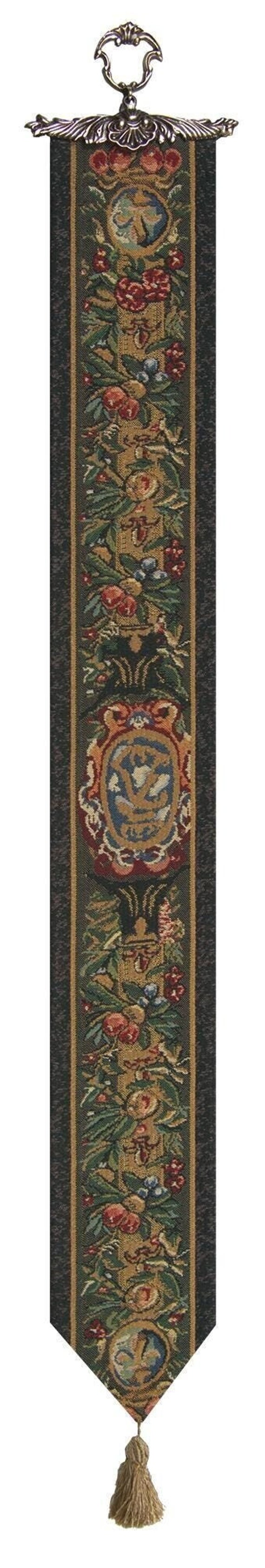 Prise de Lille Tapestry Bell Pull – French Medieval Wall Hanging – Historic Jacquard Woven Art