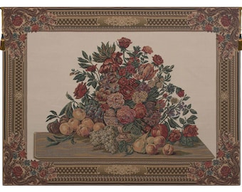 New Vase Wall Tapestry Hangings - Multicolor Floral Wall Tapestry - Decorative Woven Art - Wall Tapestry for Home