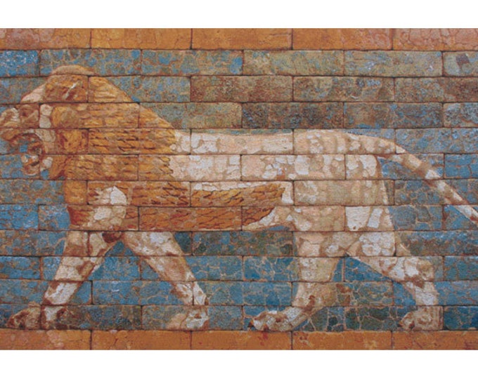 Lion Nebuchadnezzar II European Wall Tapestry - Animals Lover Wall Décor Art - Woven Jacquard Wall Hanging - Belgian Decorative Wall Art