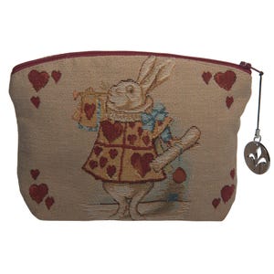 Bolso tapiz de Alicia en el País de las Maravillas: Conejo Corazón, John Tenniel Art