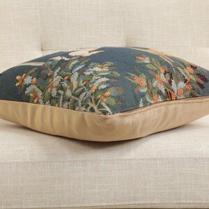 Enchanting Unicorn Forest Tapestry Cushion Cover - French Woven Decorative Pillow Case 19x19 inch image 5