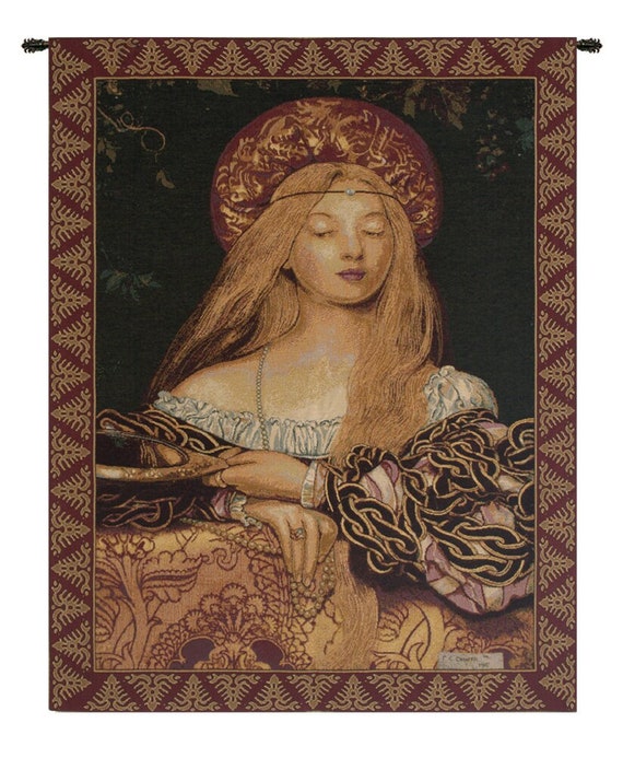 Frank Cadogan Cowper Tapestry: Vanity Jacquard Woven Wall Art