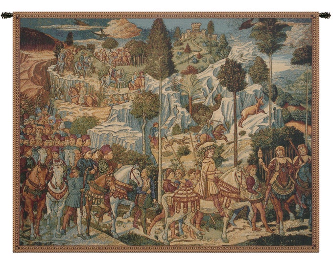 Chapel of the Magi Tapestry: Italian Renaissance Woven Wall Art